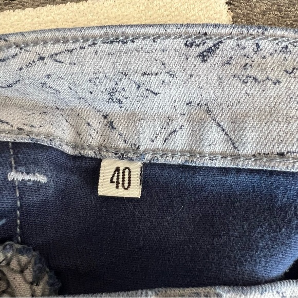 Vintage Steffy Patterned Low Rise Flare Jeans - Picture 7 of 7